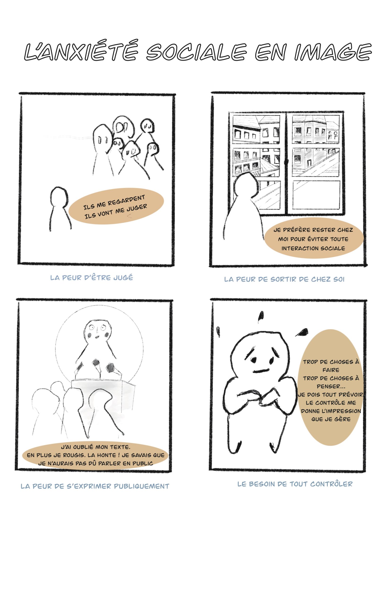 L’anxiété sociale illustrée
